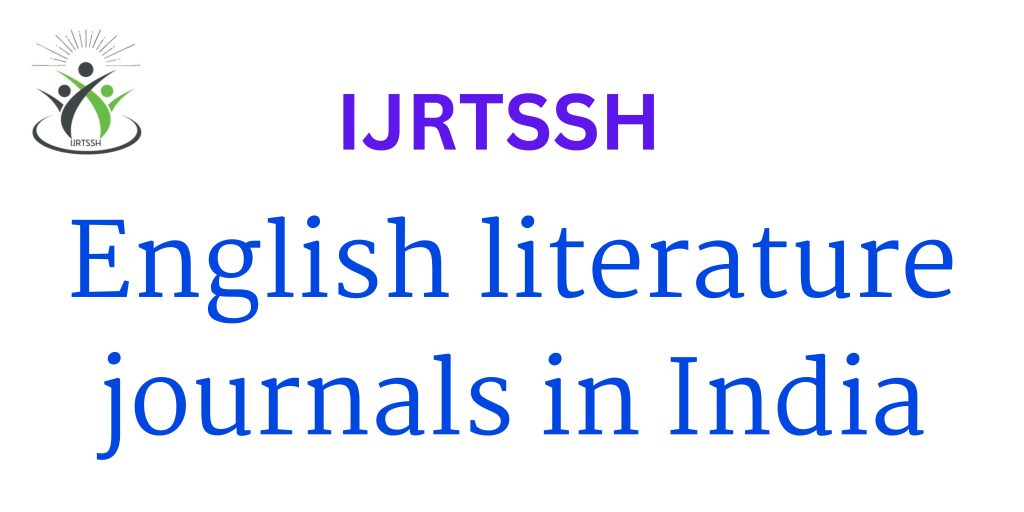 English literature journals in India