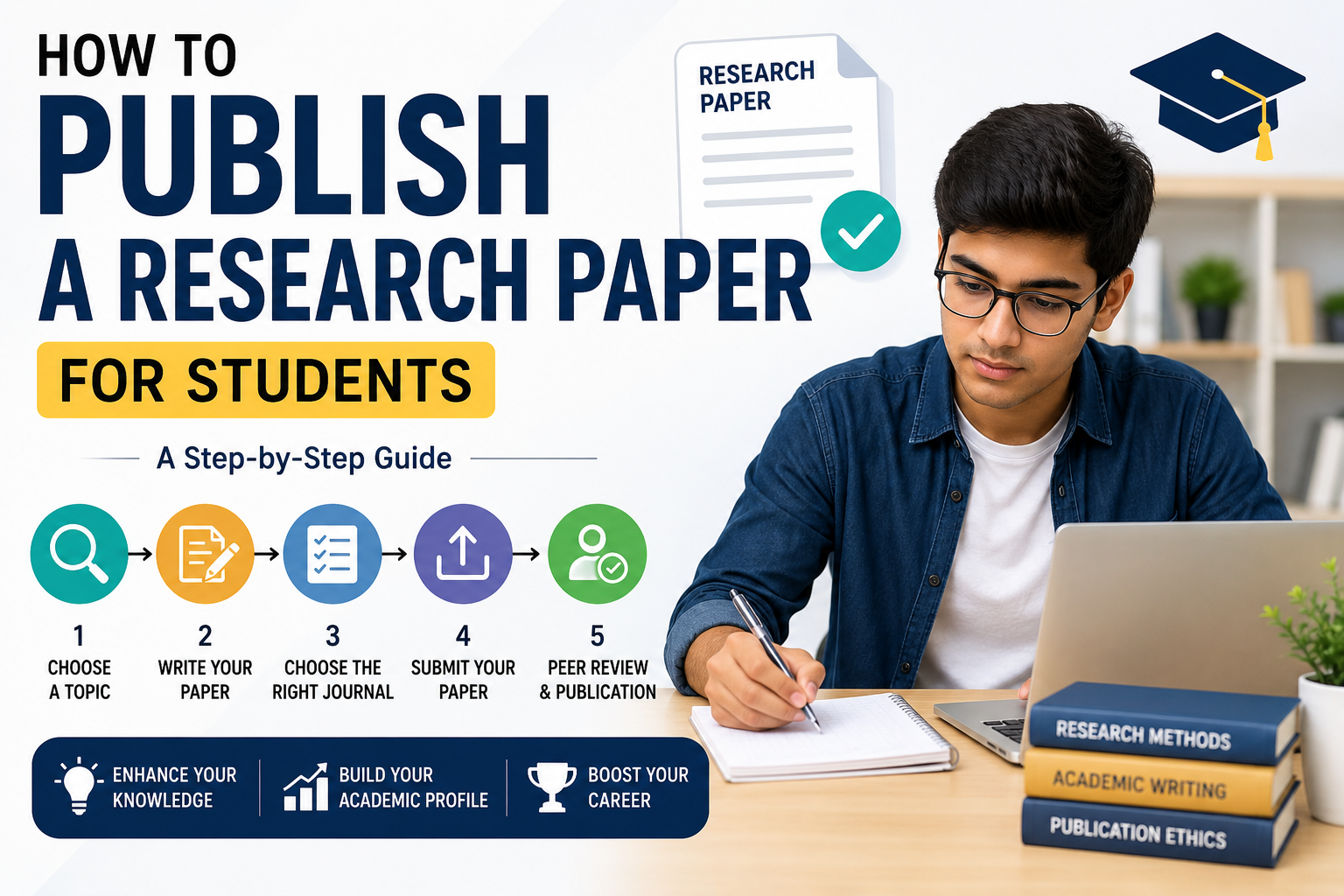 A Complete Step-by-Step Guide to Publish Research Paper